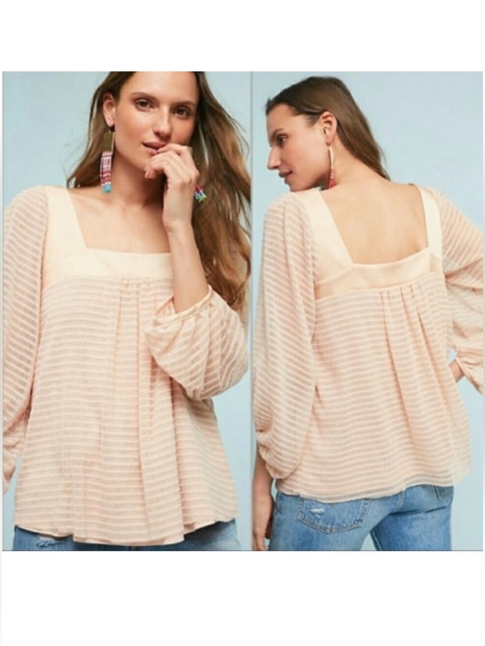 Meadow Rue Anthropologie Allyson Blouse